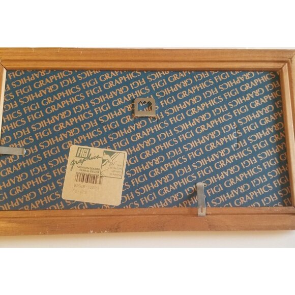 Pig Out Vintage Framed Figi Graphics Farmlife Humor Mama Pig and Babies - Picture 6 of 8